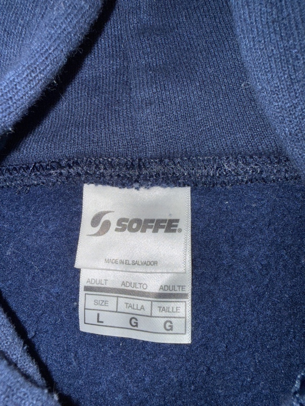 Navy Blue 'NAVY DAD' Pullover Hoodie - Picture 2 of 4